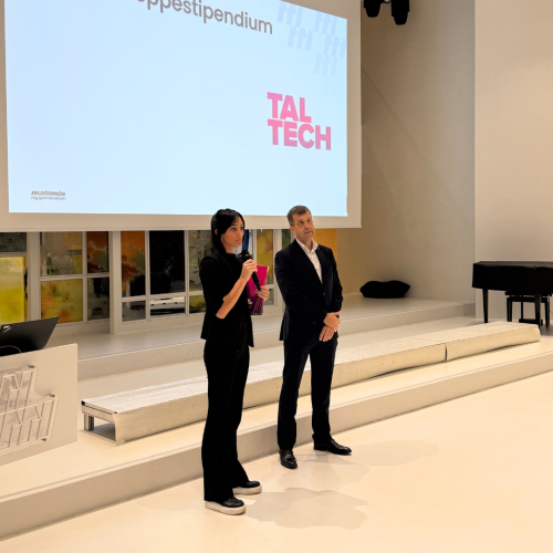 TalTechi esindaja Keiu Org ja Hanno Tomberg