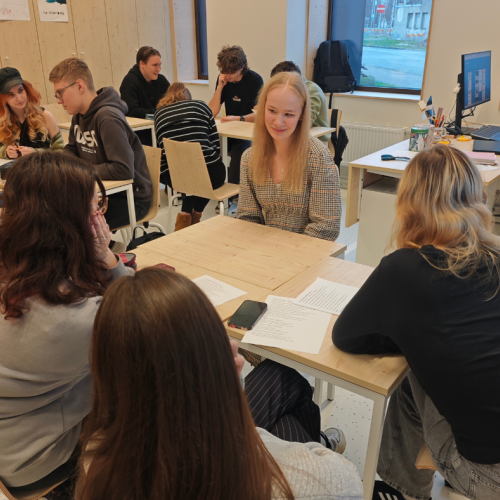 Soome õpilaste külaskäik