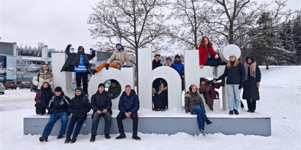 Soome keele õpilased õppereisil