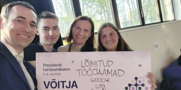 Rasmus Joel Raidjõe võiduka tiimiga