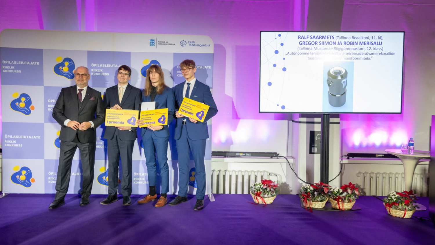 Seiremasina leiutajad ja auhinnasaajad tunnustussündmusel