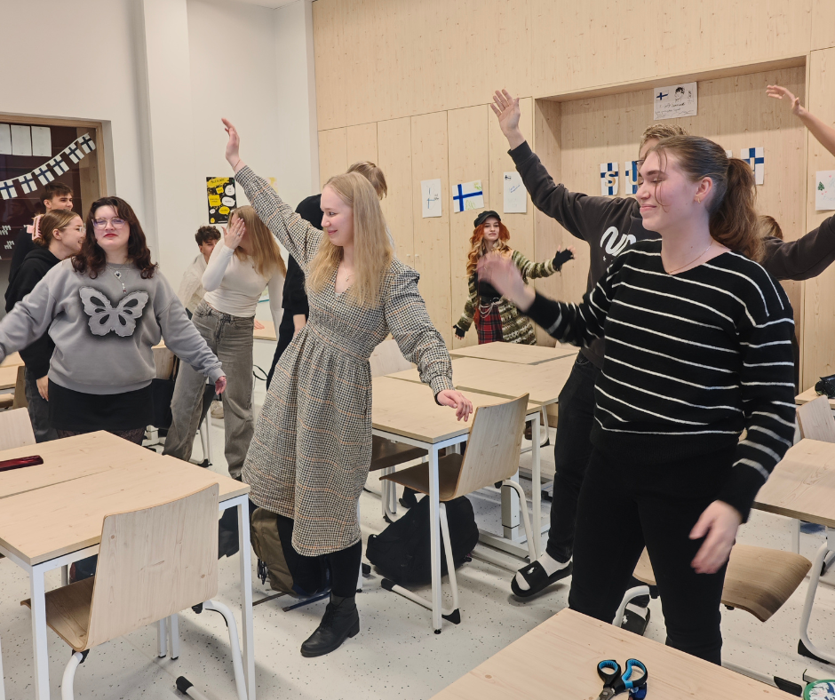 soome keele õppijate külaskäik